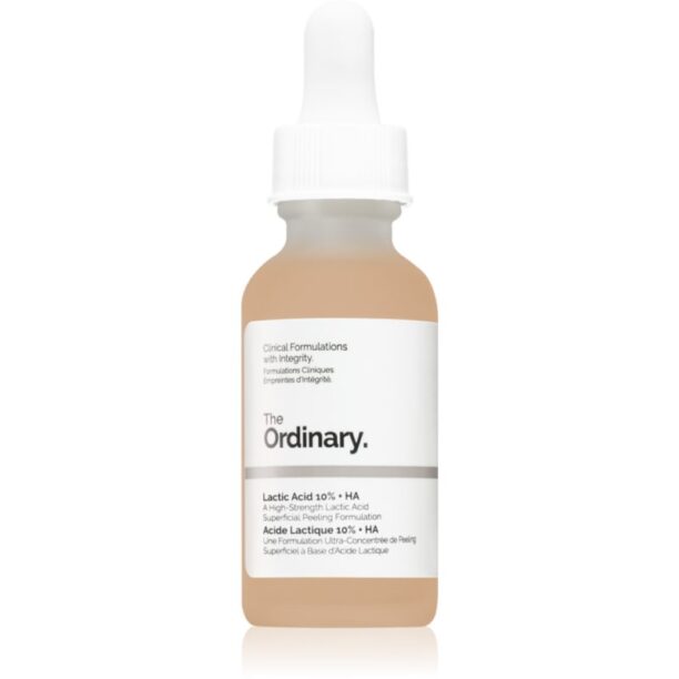 The Ordinary Lactic Acid 10% + HA ser exfoliant de netezire 30 ml preţ