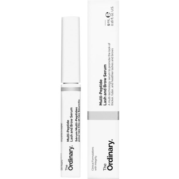 Preţ The Ordinary Multi-Peptide Lash and Brow Serum ser pentru gene și sprâncene 5 ml