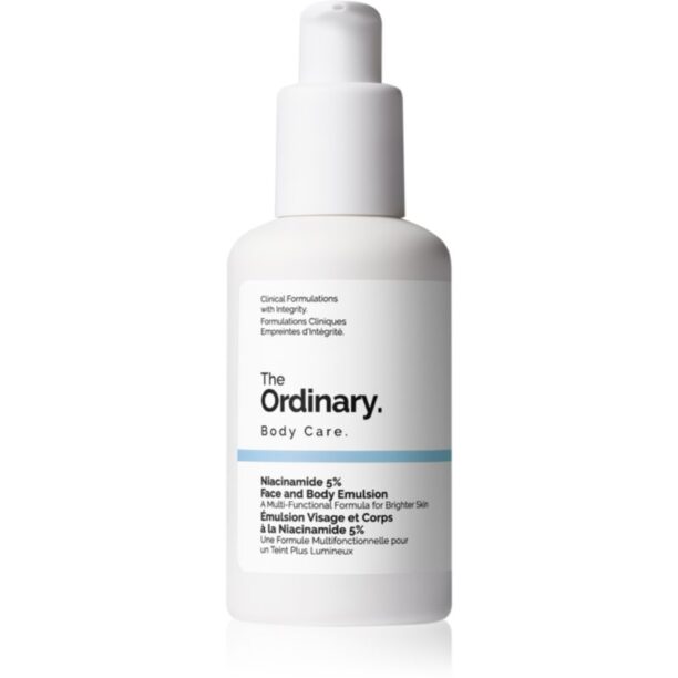 The Ordinary Niacinamide 5% Face & Body Emulsion emulsie hidratantă lejeră impotriva petelor intunecate pentru față și corp 100 ml preţ