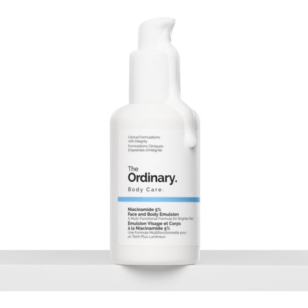 Preţ The Ordinary Niacinamide 5% Face & Body Emulsion emulsie hidratantă lejeră impotriva petelor intunecate pentru față și corp 100 ml