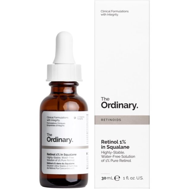 Preţ The Ordinary Retinol 1% in Squalane ser pentru fermitate cu retinol 30 ml