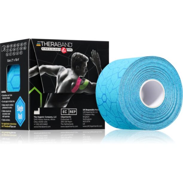 Thera-Band Kinesiology Tape bandă kinesiologică culoare Blue