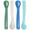 Tiny Twinkle Silicone Baby Spoons linguriță Boy 4 buc