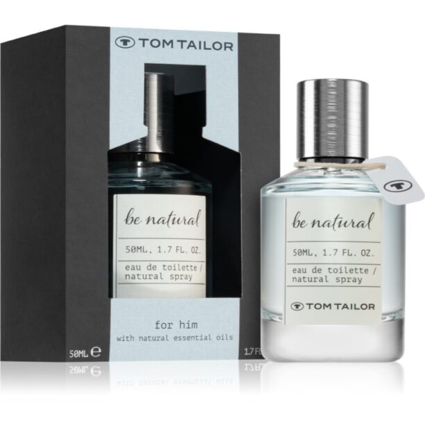 Cumpăra Tom Tailor Be Natural Men Eau de Toilette pentru bărbați 50 ml