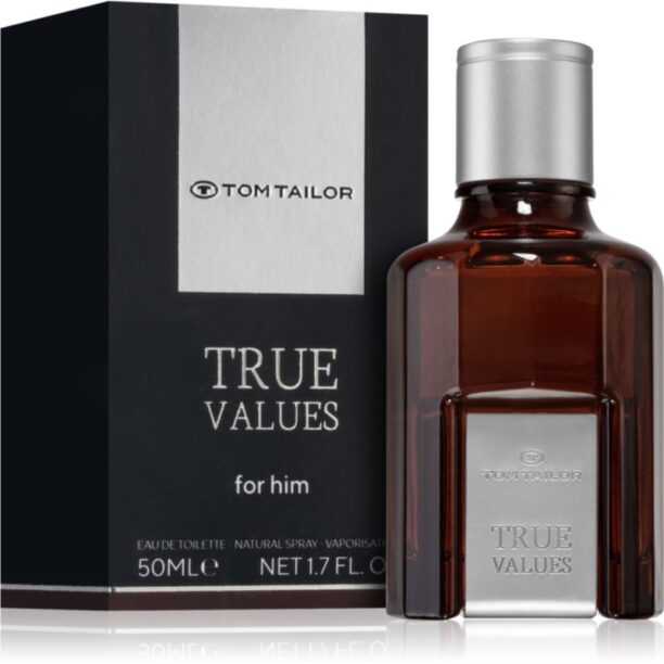 Cumpăra Tom Tailor True Values For Him Eau de Toilette pentru bărbați 50 ml