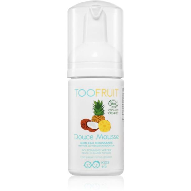 Toofruit Face Wash Foam spuma de curatare faciale pentru copii Pineapple/Coconut 100 ml