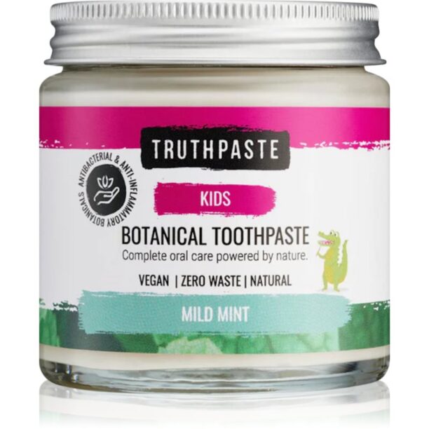 Truthpaste Kids Mild Mint pasta de dinti naturala pentru copii mentă 100 ml