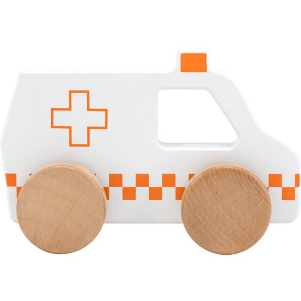 Tryco Wooden Ambulance Toy mașinuță din lemn 12m+ 1 buc preţ