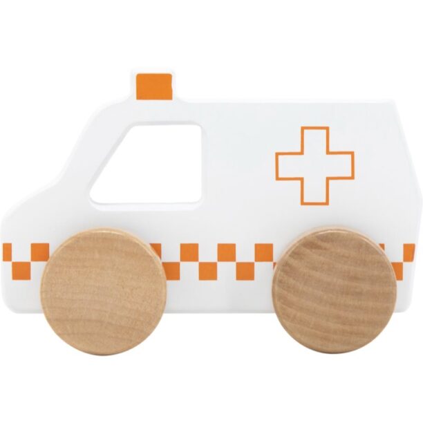 Cumpăra Tryco Wooden Ambulance Toy mașinuță din lemn 12m+ 1 buc