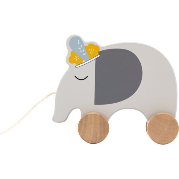 Tryco Wooden Elephant Pull-Along Toy jucarie din lemn 10m+ 1 buc preţ