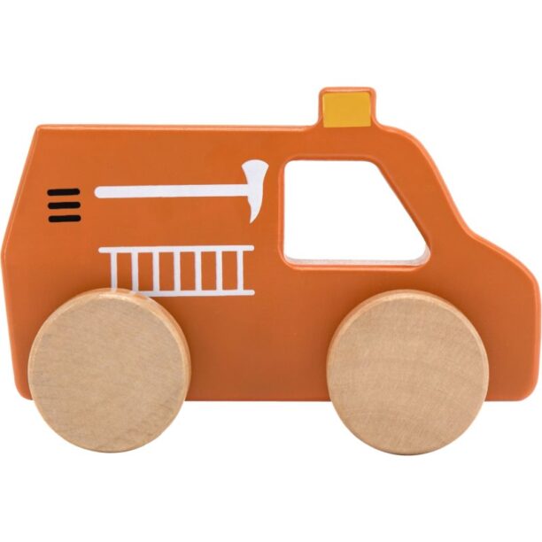 Tryco Wooden Fire Truck Toy mașinuță din lemn 1 buc preţ