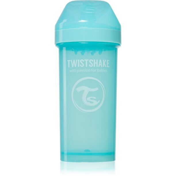 Twistshake Kid Cup Blue biberon pentru copii 12 m+ 360 ml