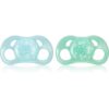 Twistshake Orthodontic 6m+ suzetă Blue+Green 2 buc