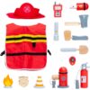 UMU Toys Firefighter set jucărie cu activități din lemn