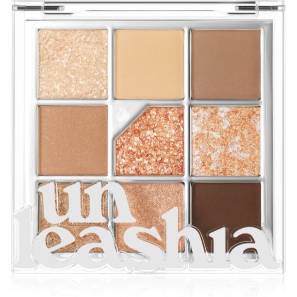 Unleashia Glitterpedia Eye Palette paletă cu farduri de ochi culoare All of Brown 6