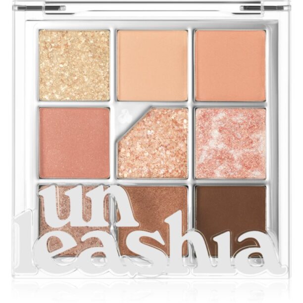 Unleashia Glitterpedia Eye Palette paletă cu farduri de ochi culoare All of CoralPink 6