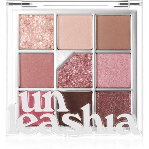 Unleashia Glitterpedia Eye Palette paletă cu farduri de ochi culoare All of Dusty Rose 6