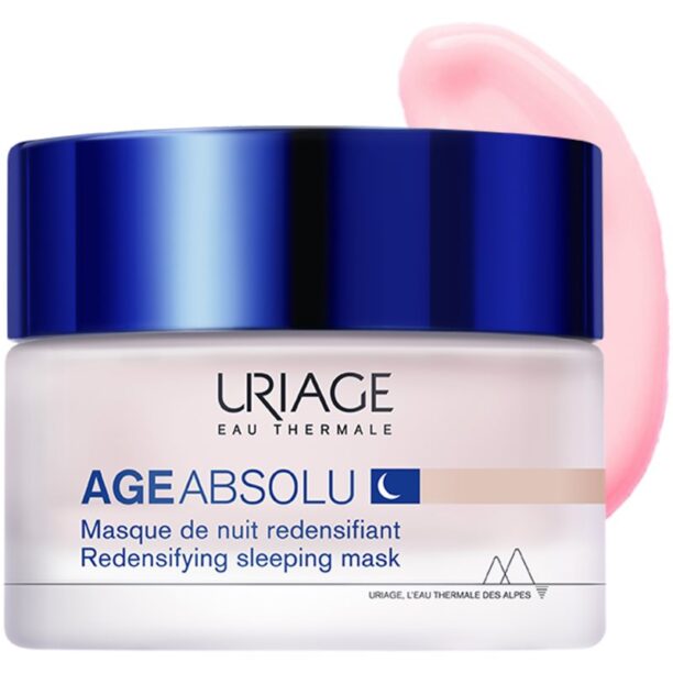 Uriage Age Absolu Redensifying Sleeping Mask mască de noapte pentru reînnoirea pielii împotriva îmbătrânirii pielii 50 ml preţ