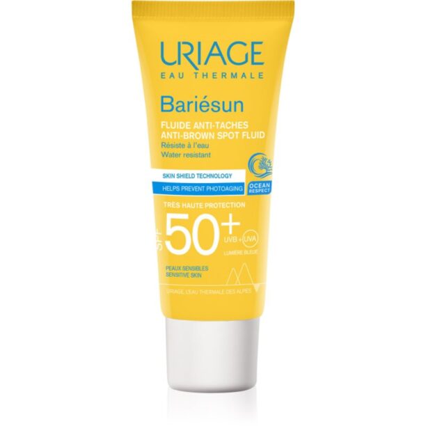 Uriage Bariésun Anti-Brown Spot Fluid SPF 50+ protective fluid cu o protectie UV ridicata 40 ml preţ