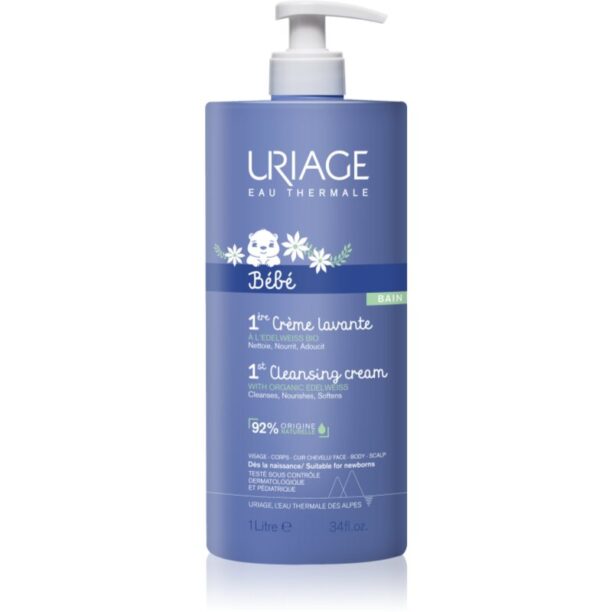 Uriage Bébé 1st Cleansing Cream crema demachianta delicata pentru nou-nascuti si copii 1000 ml preţ