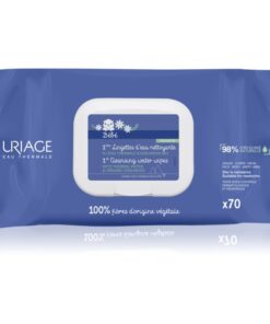 Uriage Bébé 1st Cleansing Wipes servetele pentru curatare pentru copii 70 buc preţ