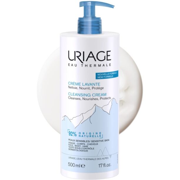 Uriage Hygiène Cleansing Cream crema de curatare nutritiva corp si fata 500 ml preţ