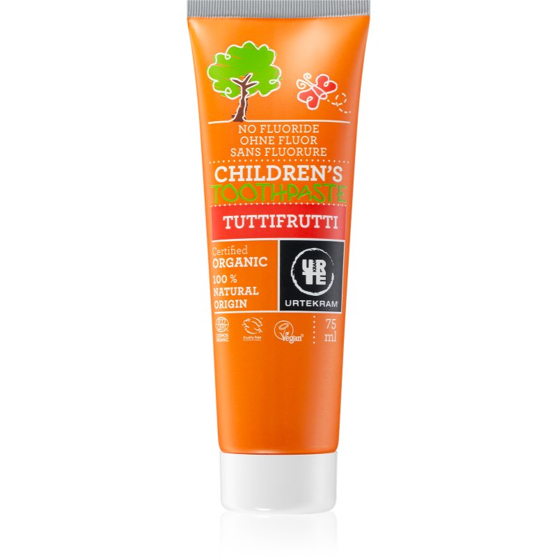 Urtekram Children's Toothpaste Tutti-Frutti pasta de dinti pentru copii 75 ml
