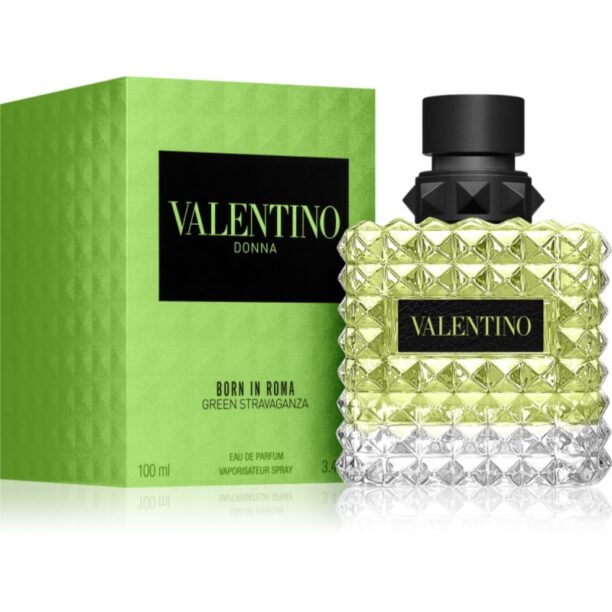 Valentino Born in Roma Green Stravaganza Donna Eau de Parfum pentru femei 100 ml preţ