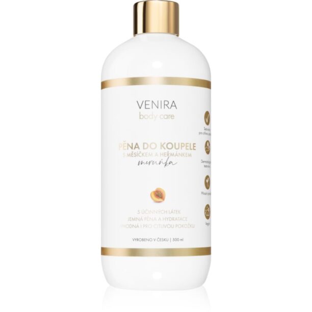 Venira Bath Foam with Calendula and Chamomile spuma de baie Apricot 500 ml preţ