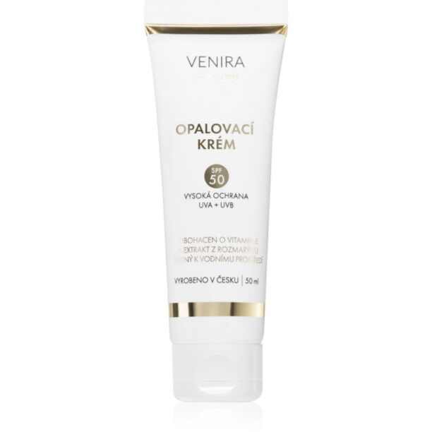 Venira Sunscreen SPF 50 cremă pentru plaja cu filtru UVA si UVB 50 ml preţ