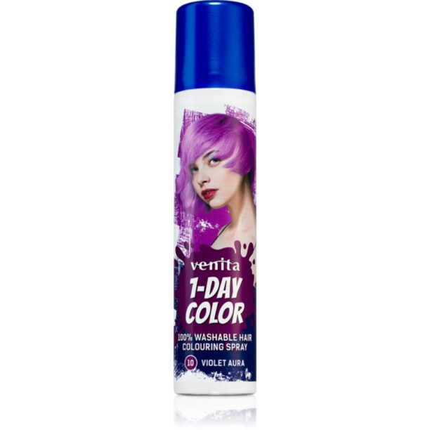 Venita 1-Day Color spray colorat pentru păr culoare No. 10 - Violet Aura 50 ml