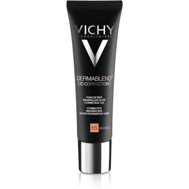 Vichy Dermablend 3D Correction Corecție pentru netezirea machiajului SPF 25 culoare 55 Bronze  30 ml preţ