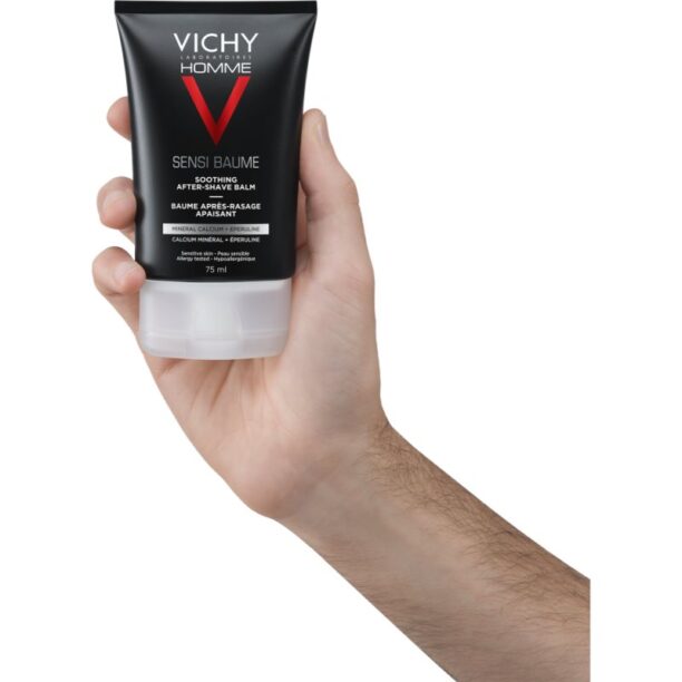 Preţ Vichy Homme Sensi-Baume balsam după bărbierit pentru piele sensibilă 75 ml