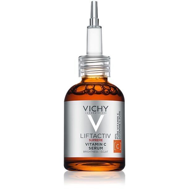 Vichy Liftactiv Supreme ser facial cu efect iluminator cu vitamina C 20 ml preţ