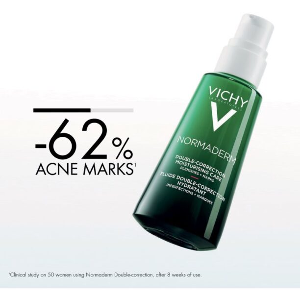 Cumpăra Vichy Normaderm Phytosolution îngrijire pentru corectare cu efect dublu impotriva imperfectiunilor pielii cauzate de acnee 50 ml