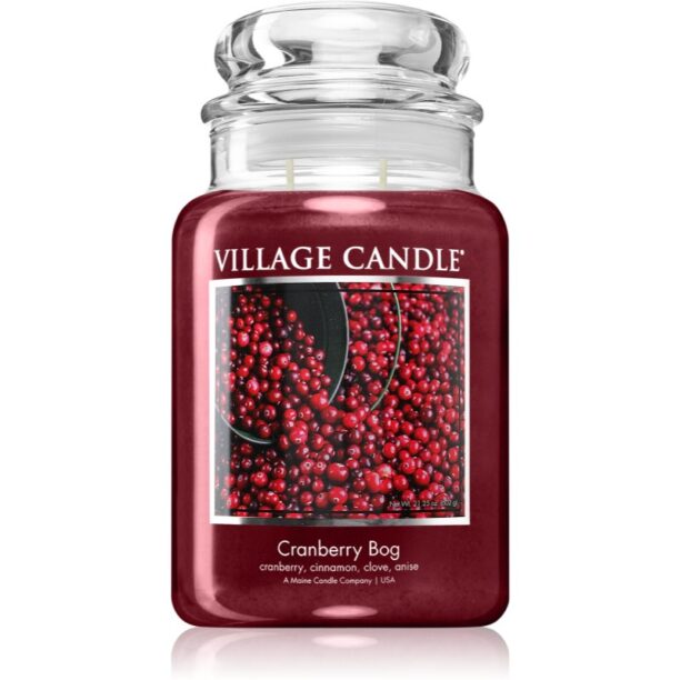 Village Candle Cranberry Bog lumânare parfumată 602 g