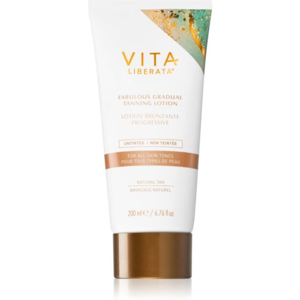 Vita Liberata Fabulous Gradual Tanning Lotion loțiune autobronzanta fără culoare pentru corp 200 ml preţ