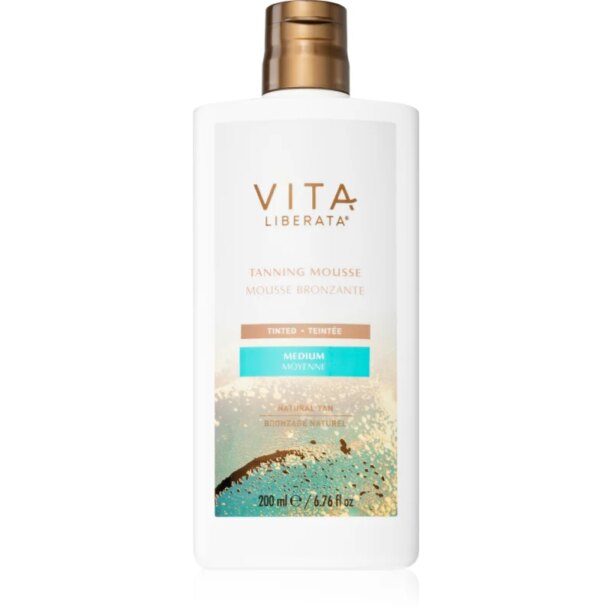 Vita Liberata Tanning Mousse Tinted spuma autobronzanta pentru corp culoare Medium 200 ml preţ