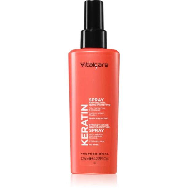 Vitalcare Professional Keratin spray protector pentru modelarea termica a parului 125 ml