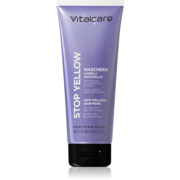 Vitalcare Professional Stop Yellow masca pentru părul blond şi gri 190 ml