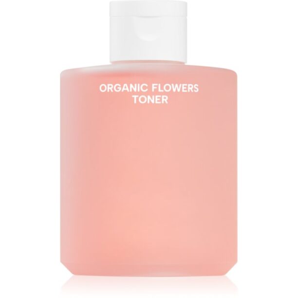 WHAMISA Organic Flowers Toner Deep Rich Toner cu hidratare si hranire pentru piele uscata si iritata 200 ml