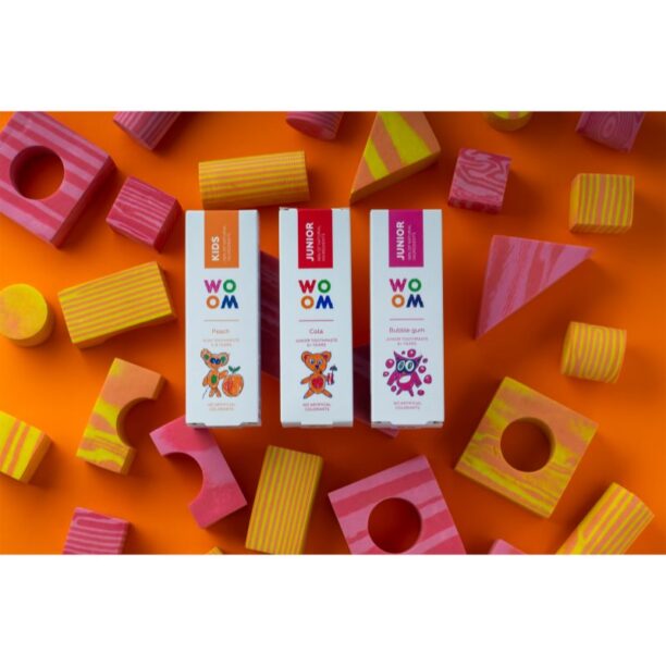 Preţ WOOM Junior Bubblegum pasta de dinti pentru copii 50 ml