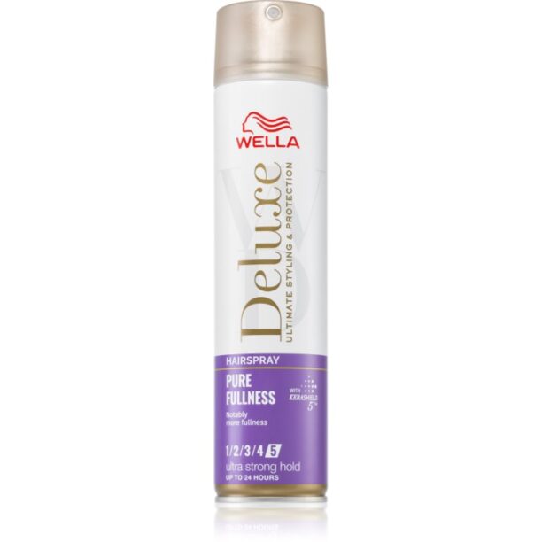 Wella Deluxe Pure Fullness fixativ pentru păr cu fixare foarte puternică pentru volum 250 ml preţ