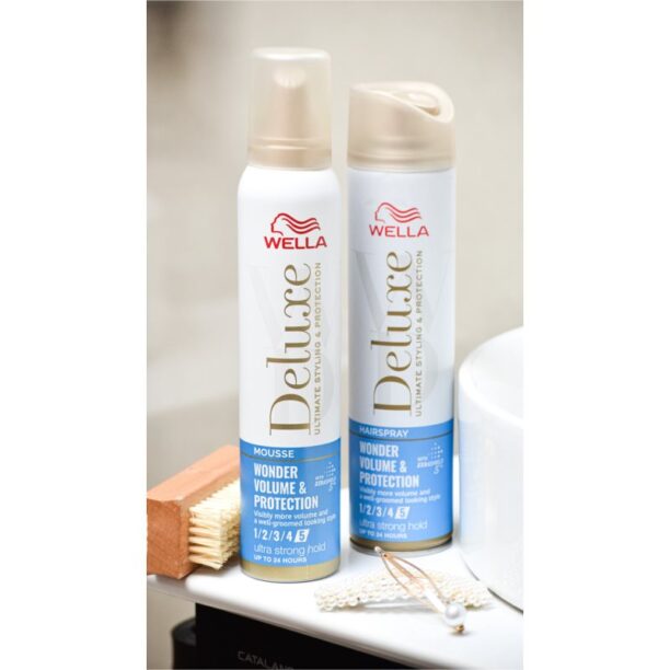 Preţ Wella Deluxe Wonder Volume & Protection spuma pentru păr cu volum 200 ml