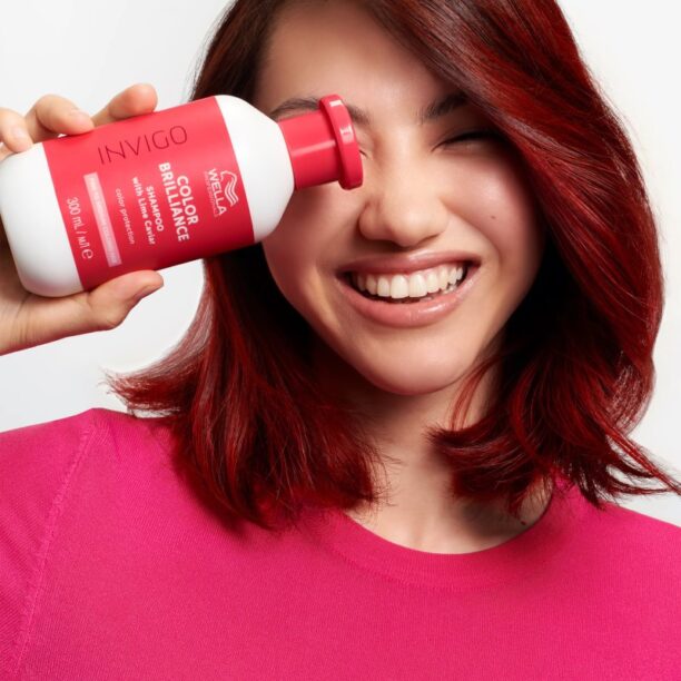 Original Wella Professionals Invigo Color Brilliance Șampon pentru păr normal și subțire pentru protecția culorii 300 ml