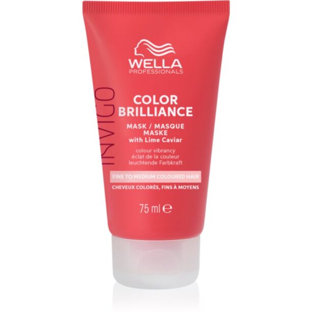 Wella Professionals Invigo Color Brilliance masca hidratanta pentru par fin 75 ml preţ