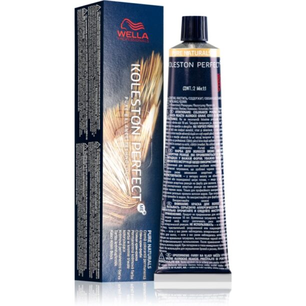 Wella Professionals Koleston Perfect ME+ Pure Naturals Culoare permanenta pentru par culoare 9/03 60 ml preţ