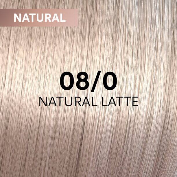 Wella Professionals Shinefinity Zero Lift Glaze vopsea de păr semi-permanentă culoare 08/0 - Natural Latte 60 ml preţ