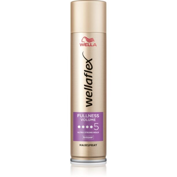 Wella Wellaflex Fullness For Thin Hair fixativ pentru păr cu fixare foarte puternică pentru flexibilitate si volum 250 ml preţ