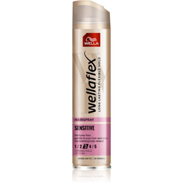 Wella Wellaflex Sensitive fixativ păr pentru fixare medie fara parfum 250 ml preţ